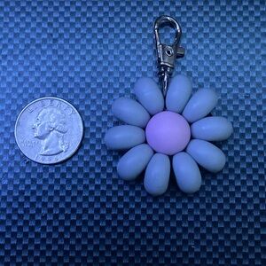 Handcrafted Flower Beaded Keychain Add On.